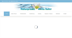 Desktop Screenshot of naturpraxis-suter.ch
